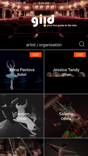 Giid – Performance Arts Guide(圖1)-速報App