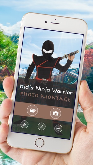 Kid’s Ninja Warrior Photo Montage