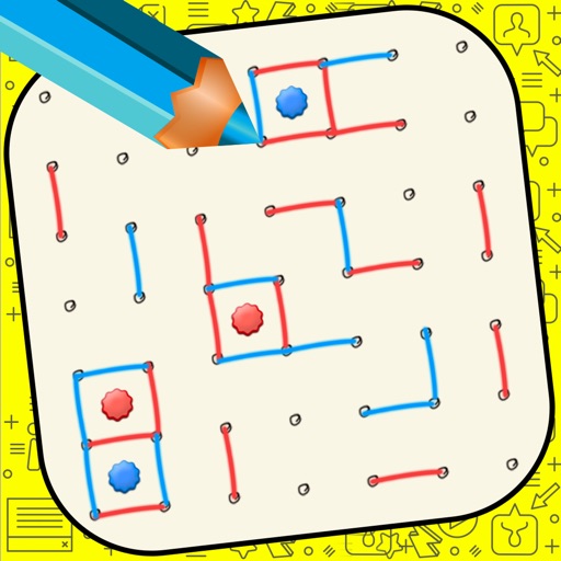 Dot and Boxes - Sqares Classic Board Game