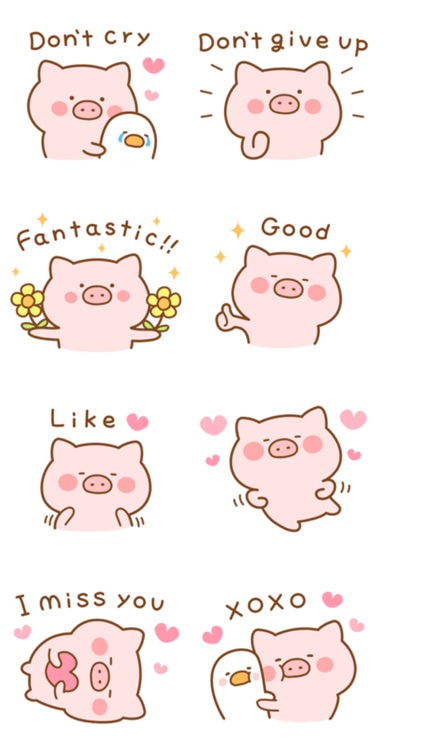 Kawaii Pig Stickers screenshot-4