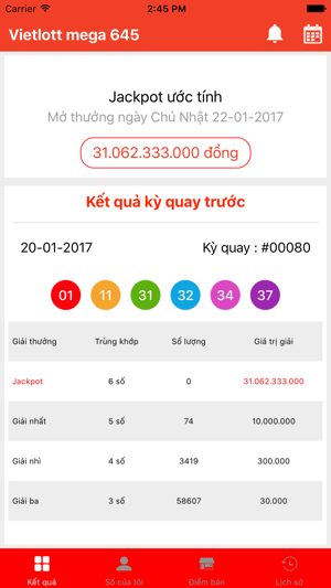 Jackpot Vietlott Mega 6/45(圖3)-速報App