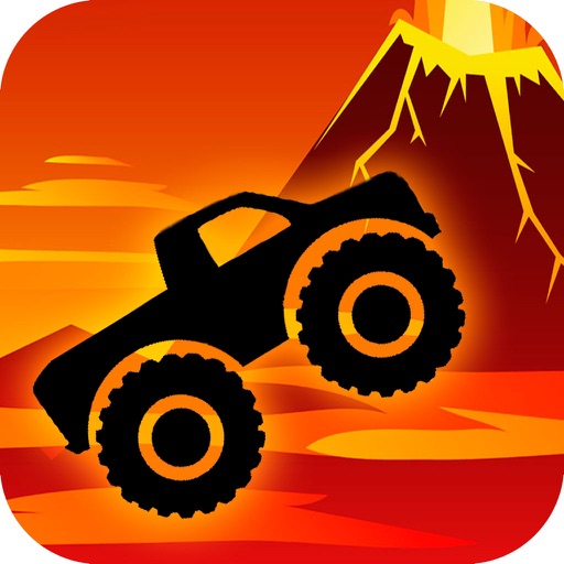 Volcano Hill Climb - racing game for boys iOS App