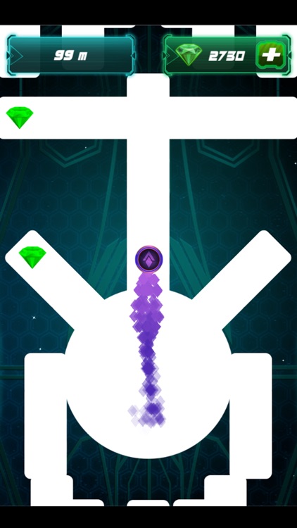 Follow the Line 2: Glow space, finger slide game screenshot-3