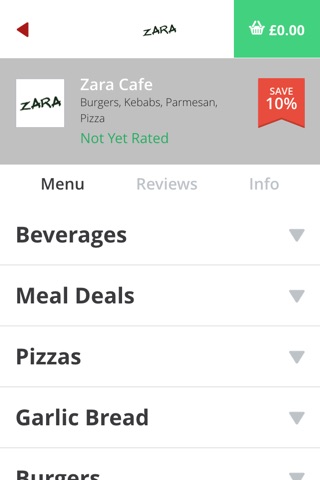 Zara Cafe screenshot 3