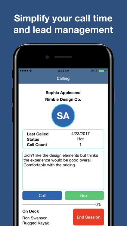 SwiftCall - Business Call Center & Sales Assistant screenshot-0