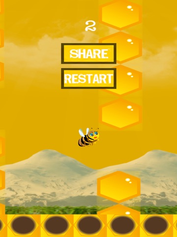 Flappy Bee HD screenshot 2