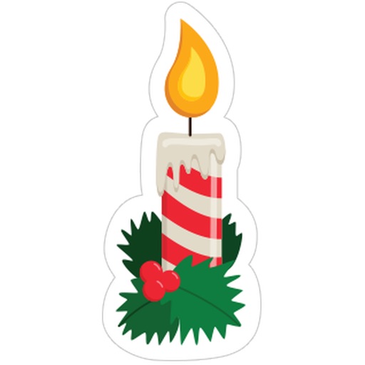 Red Christmas Stickers icon