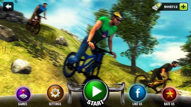 Crazy Off road Mountain Bicycle Rider Simulator 3D(圖1)-速報App