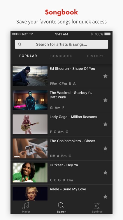 Riffstation - Guitar Chords in Sync with any Song