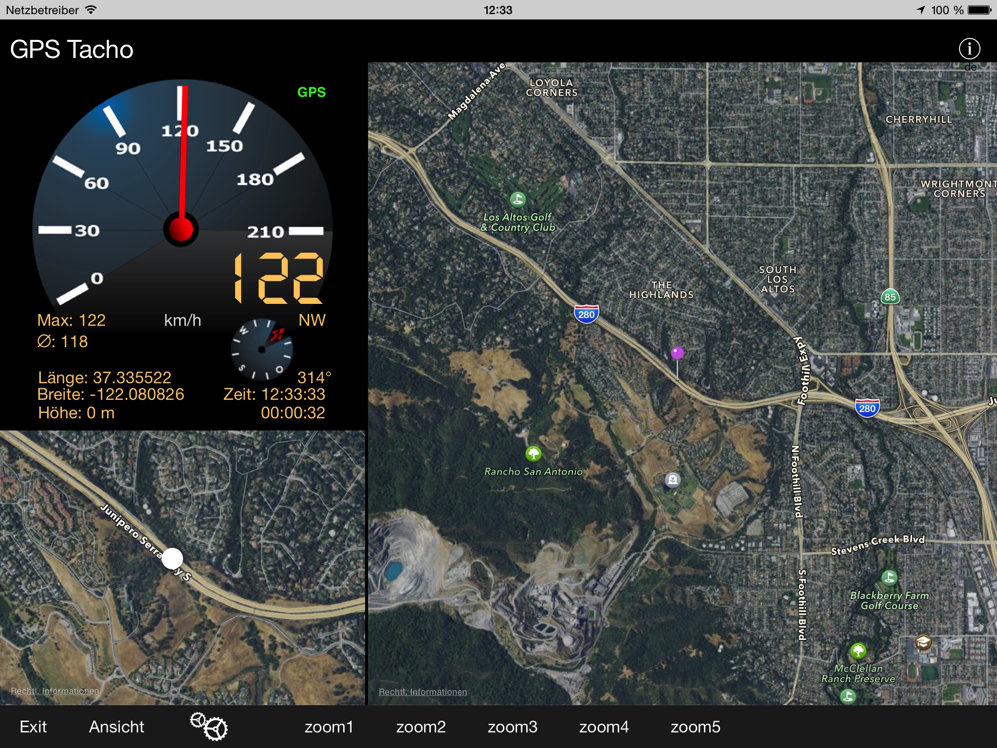 GPS-Speedometer screenshot 2
