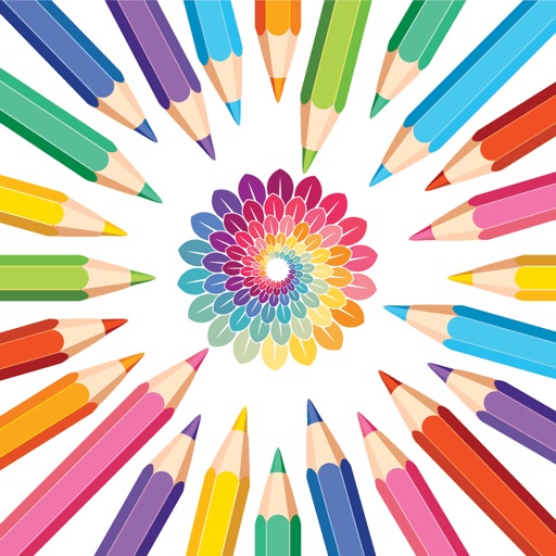 Colorly: Coloring book for Adults & Mandala - Free icon