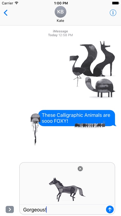 Calligraphy Animals Two