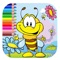 Coloring Book Games Bee And Flower Version