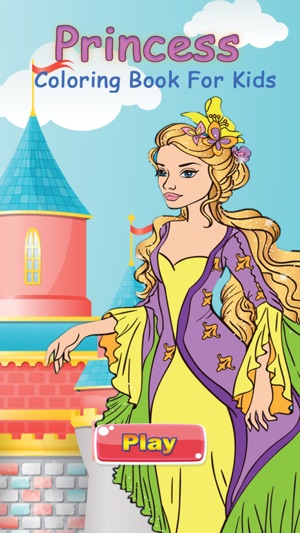 Pretty Princess Coloring Book Game for Kids(圖2)-速報App