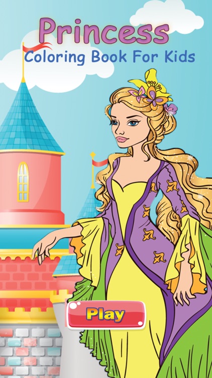 Pretty Princess Coloring Book Game for Kids