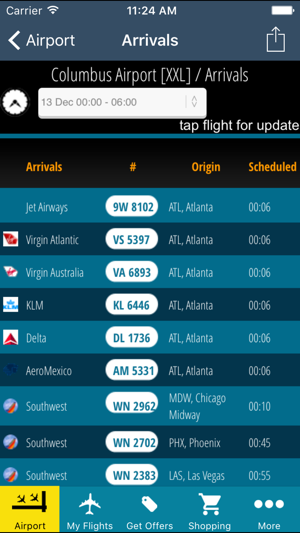 Columbus Airport (CMH) + Flight Tracker(圖2)-速報App