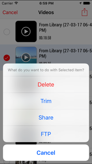 Video Trim & Cut with Sharing & FTP Upload(圖2)-速報App