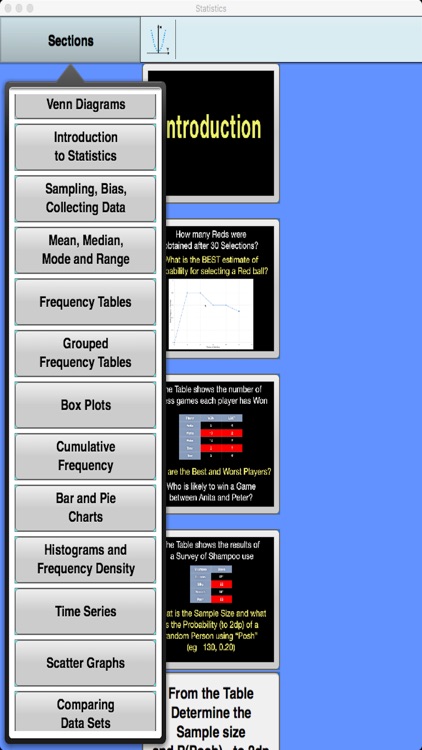 GCSE Stats and Probability