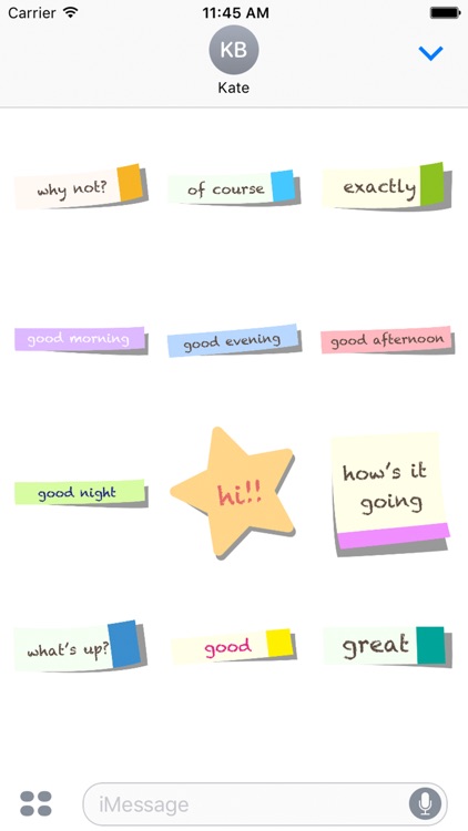 Choose a sticky note