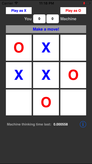 AI x0 (Tic-tac-toe) UNBEATABLE