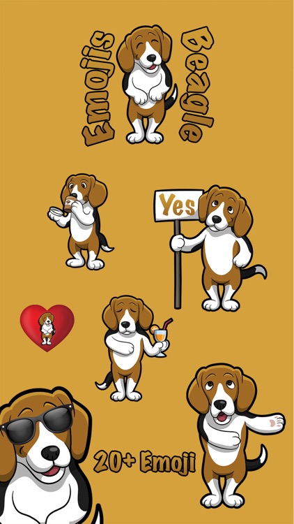 Beaglemoji - Beagle Emoji And Stickers