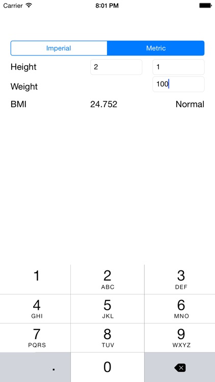 BMI Calculator - Simple Body Mass Index Calculator screenshot-3