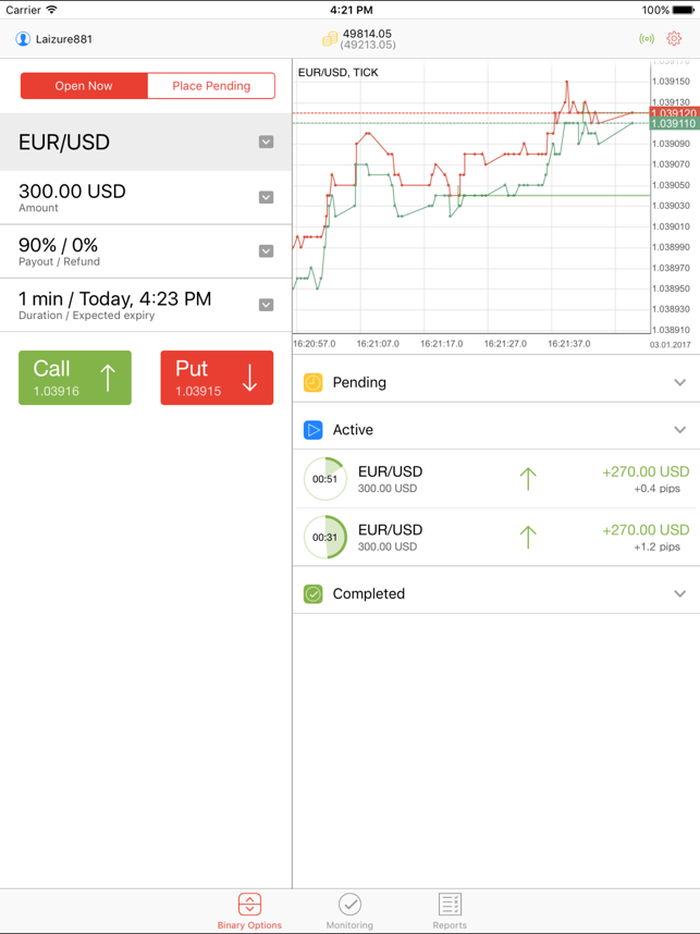 Dukascopy Binary Trader HD - 杜高斯貝(圖2)-速報App