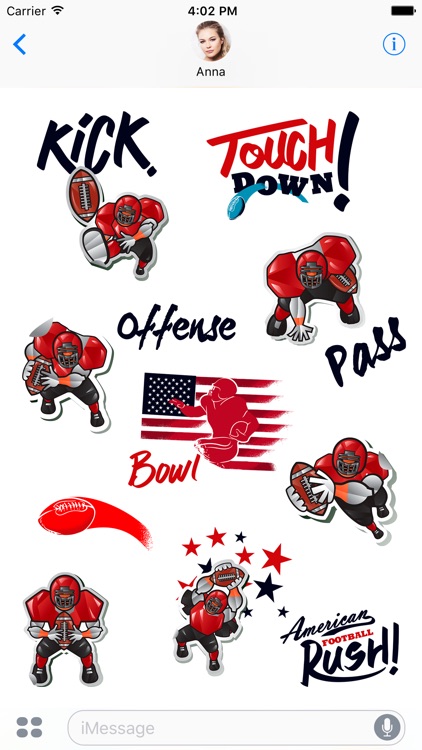 Super Sunday Football Stickers