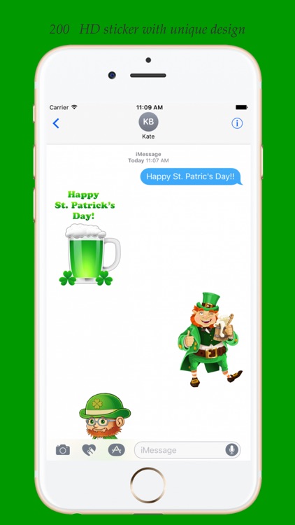 St Patric's Day Stickers for iMessage