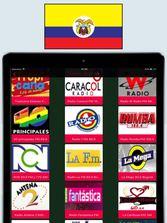 Colombia Radios / Emisoras de Radio Online FM y AM screenshot 2