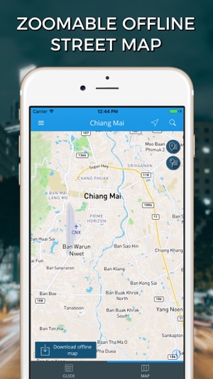 Chiang Mai Travel Guide with Offline Street Map(圖4)-速報App