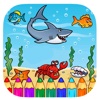 Preschool Game Coloring Sea Animal Page Free