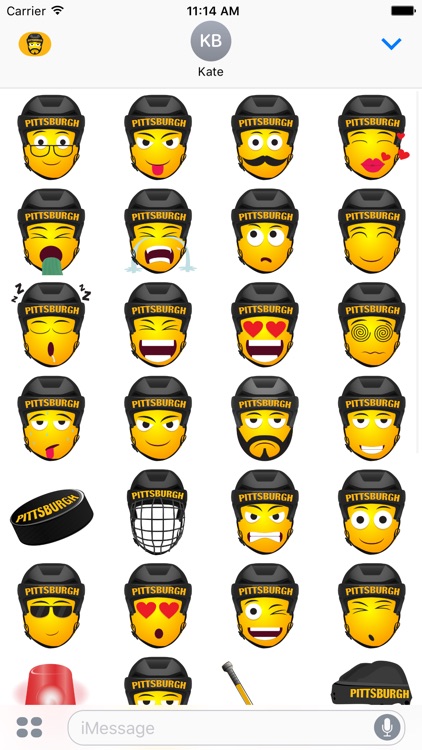 Pittsburgh Hockey Stickers & Emojis screenshot-3