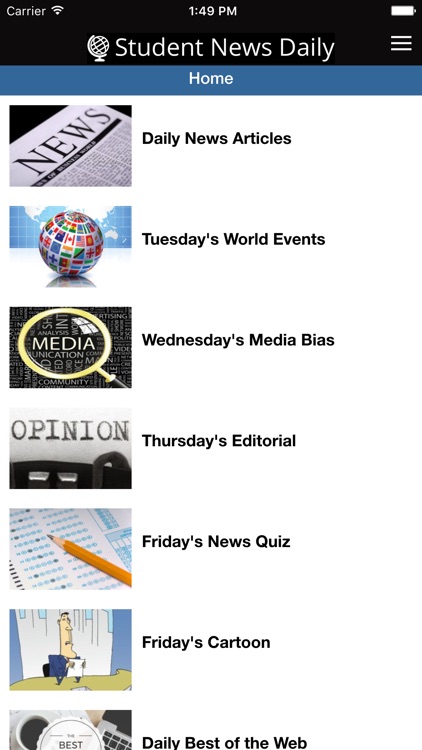 Student News Daily for iPhone