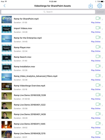 Ramp VideoVerge for SharePoint screenshot 2