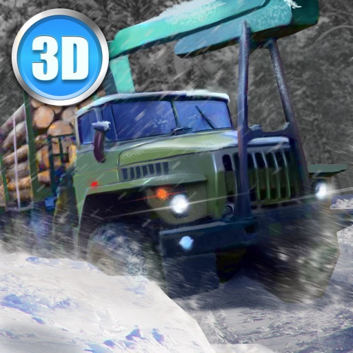 Winter Timber Truck Simulator Full iOS App