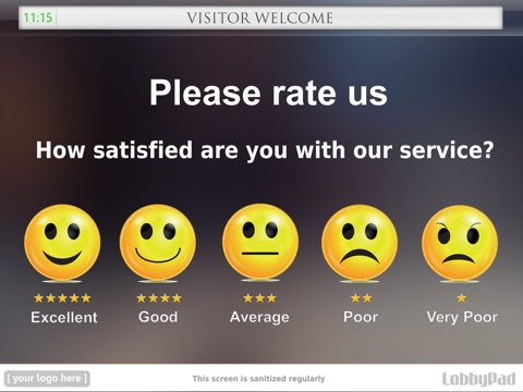 LobbyPad Visitor Queue Manager and Smiley Feedback screenshot 2