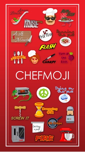 Chefmoji: Emojis & Stickers for Professi