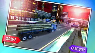 Captura de Pantalla 4 Realistic Euro Truck Simulator 3D iphone