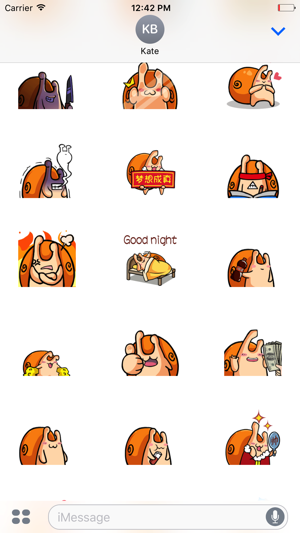 Animated Baby-Snail Stickers For iMessage(圖2)-速報App