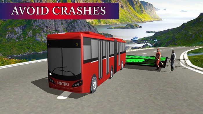 Offroad City Metro Bus  Heavy traffic simulation