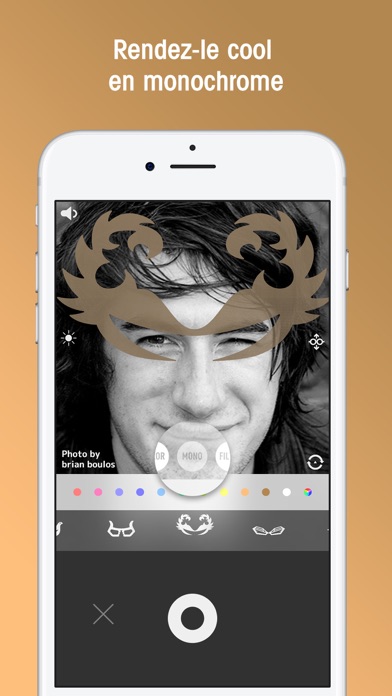 Screenshot #3 pour NiceGlassesLITE -Art Votre Selfie-