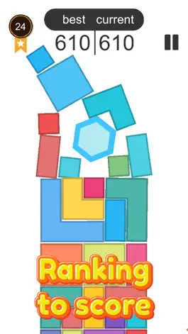 Game screenshot Click Shape Hexagon - Prevention Drop to Endless apk