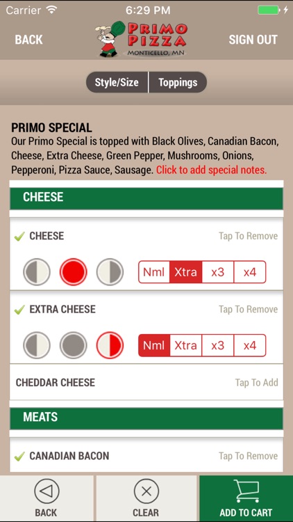 Primo Pizza MN screenshot-3