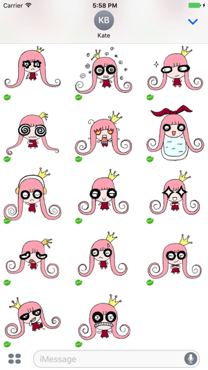 Hellowe Stickers: Long Hair Princess(圖3)-速報App