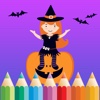 Halloween Coloring Book for Kids: Learn to color
