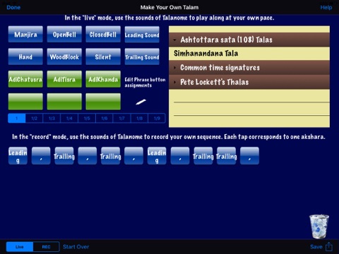 Talanome - Carnatic Metronome screenshot 2