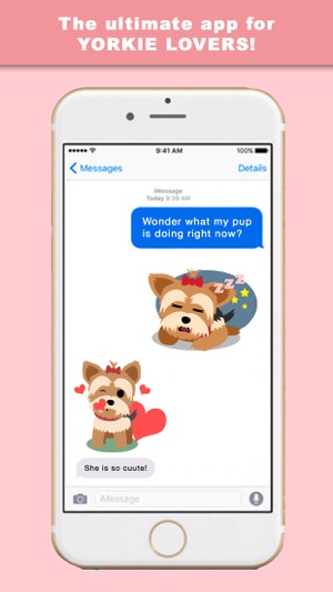 YorkieLoveMoji - Stickers & Keyboard for Yorkies(圖2)-速報App