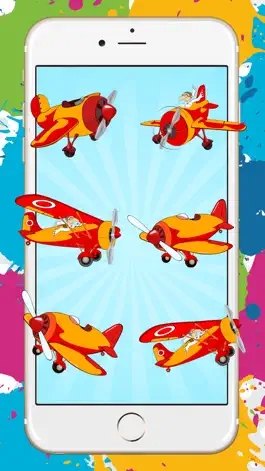 Game screenshot Аэроплан Книжка-раскраска для игр детей бесплатно hack
