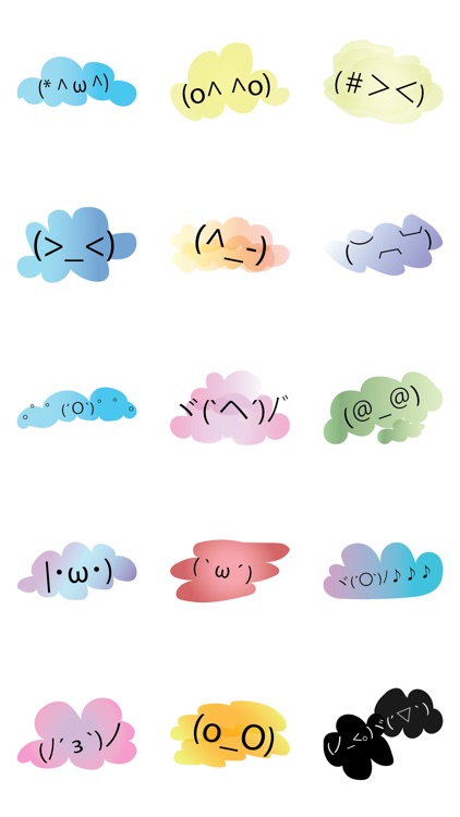 Cloud Kaomoji